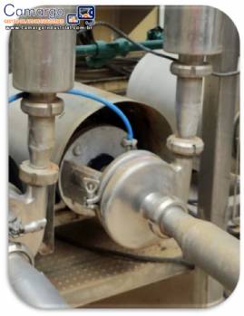 Bomba centr�fuga sanit�ria em a�o inox Triclover 15 m� / h