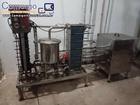 Pasteurizador de lquidos Japa Componentes 15.000 litros