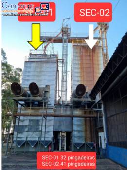 Secador torre de secagem de gros sementes produtos agrcolas milho Kepler Weber