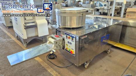 Compactadora compactadeira com masseira para pastel massas em inox 30 kg Toshiro