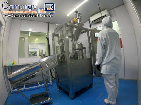 Encapsuladora envasadora em inox automtica de cpsulas NJP 1200