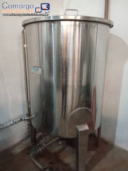 Tanque de armazenamento em inox 1.000 litros Zegla