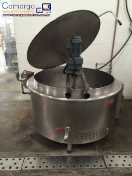 2 Caldeir�o industrial aut�nomo ( ou autogerador de vapor ) a g�s 1000 em a�o inox 304