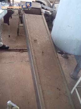 Esteira transportadora em a�o inox